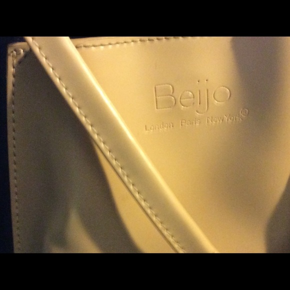 Blue and Beige Beijo Shoulder Bag - Picture 3 of 3